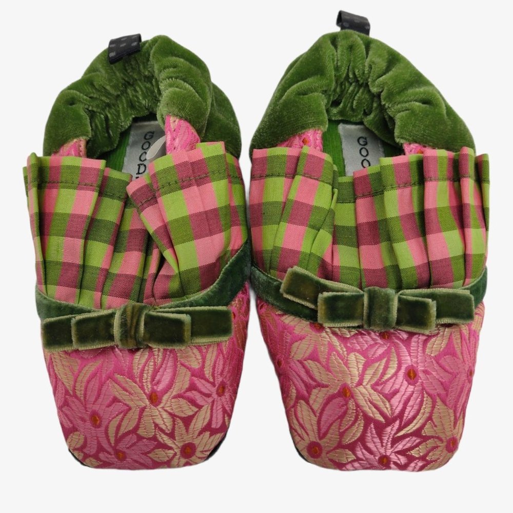 Goody Goody Bon Bons Fairy Slippers Plaid Silk XS